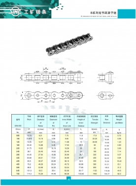 B系列精密滾子鏈